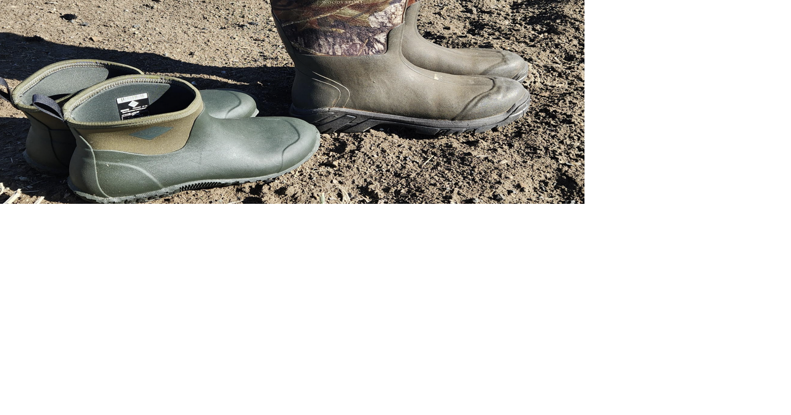 TIPS FROM THE POSSE: Footwear for the slop