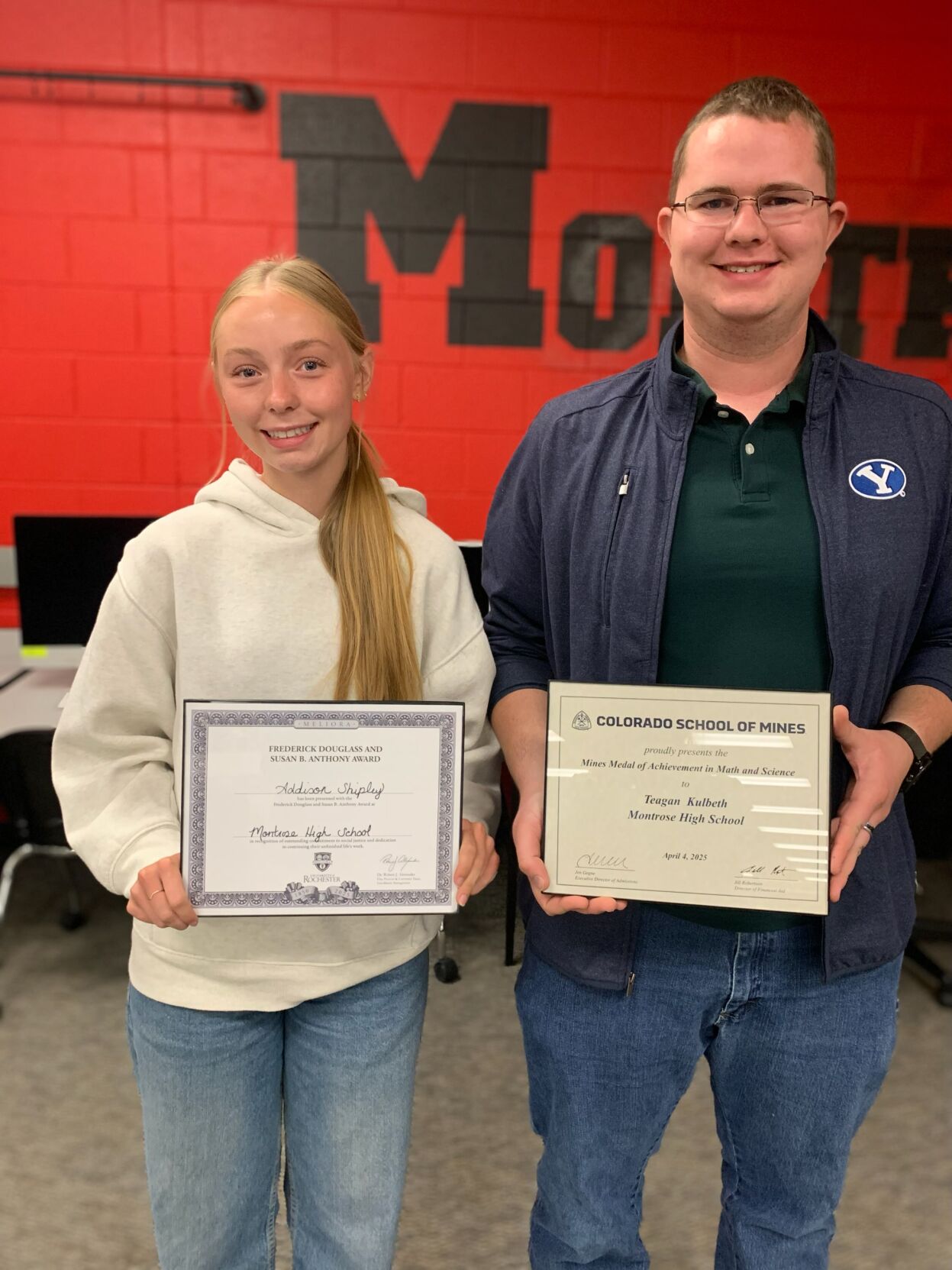 2 MHS students nab special awards | Focus | montrosepress.com
