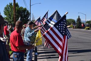 Montrose residents gather for march on Saturday to show support for law enforcement, display patriotism