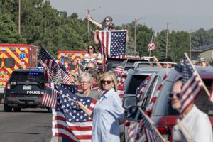 ‘It hits home pretty hard’ : Procession from Gunnison to Grand Junction for pilot who crashed into reservoir while fighting Gold Mountain Fire