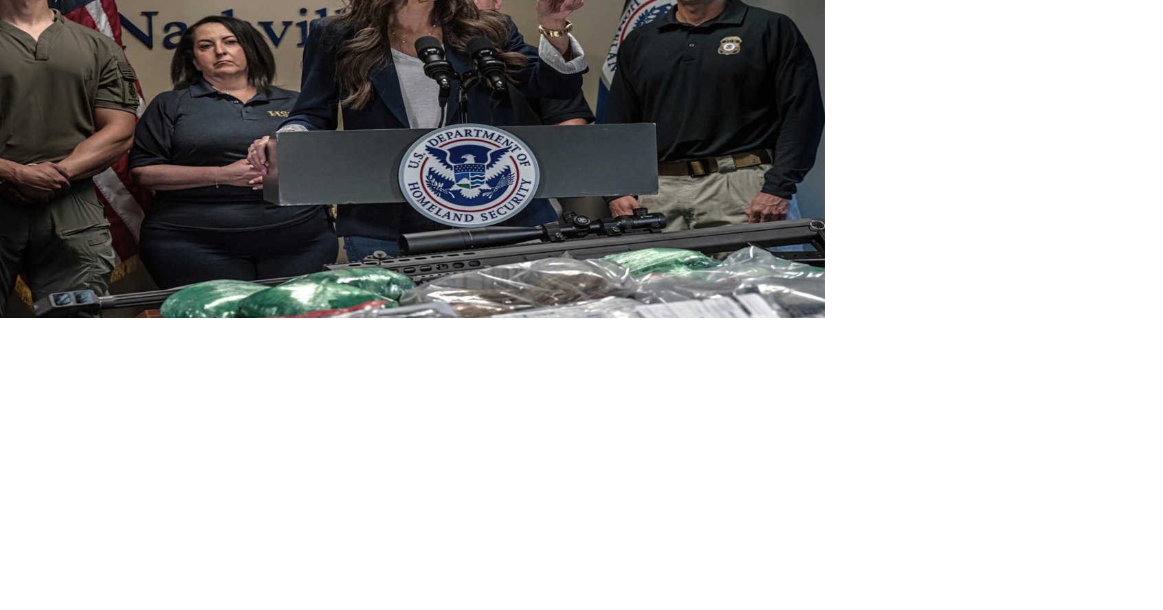 Kristi Noem out as DHS secretary; Trump to nominate Oklahoma Sen. Mullin