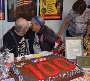 HAPPY BIRTHDAY TO BABE: Montrose WWII veteran honored at 100th birthday party
