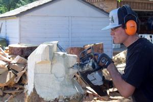 TOP STORIES 2020: Nate Cochran impresses with chainsaw carving