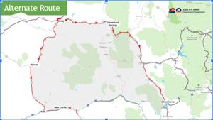 Evening closure on I-70 due to flash flood risks