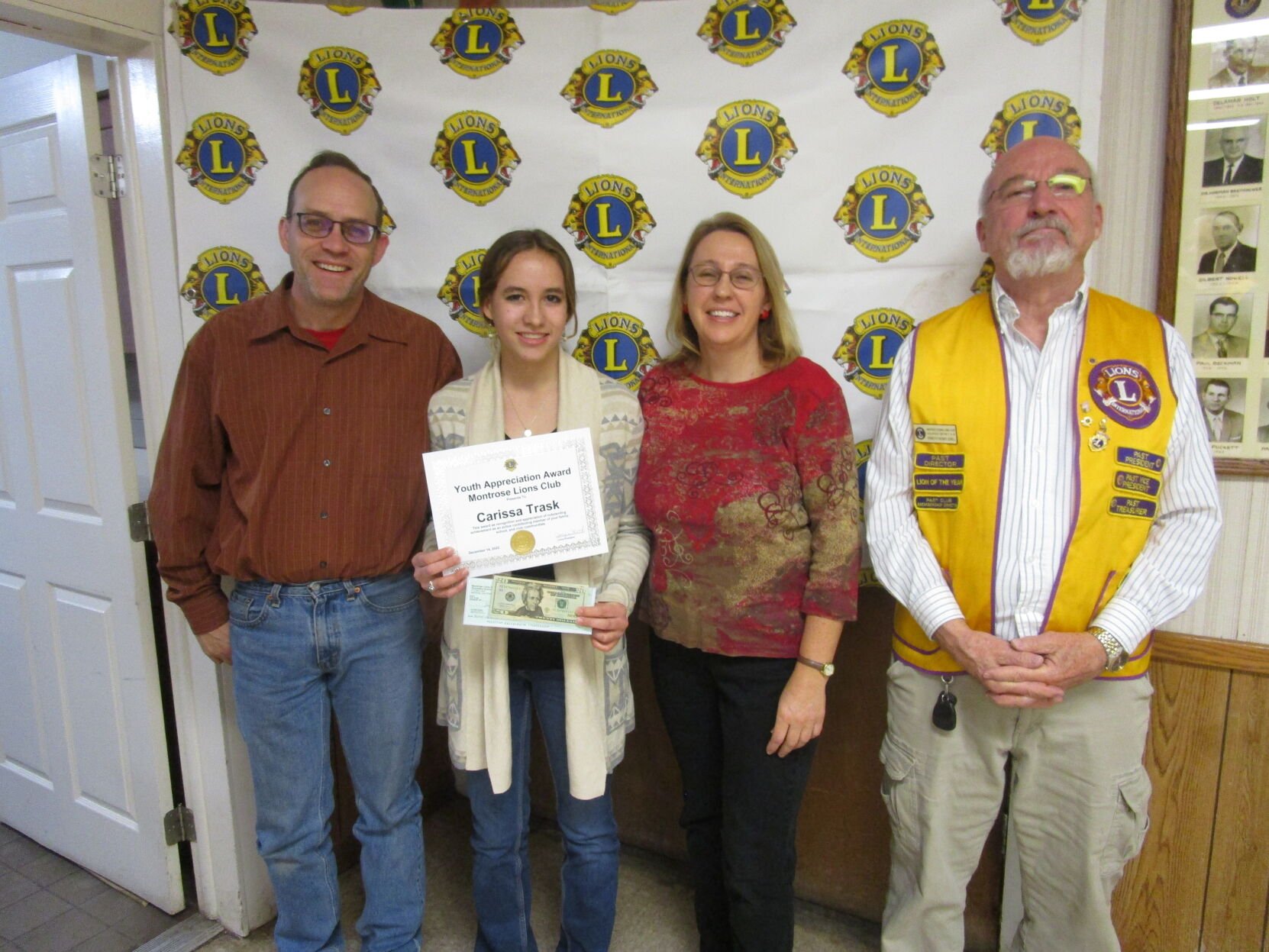 Lions Club recognizes ninth graders montrosepress