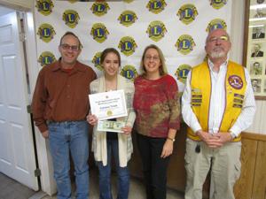 Lions Club recognizes ninth-graders