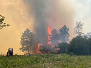 Evacuations in Telluride wildfire