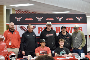 Hometown football heroes commit to colleges; Elijah Womack will play for Western, while Chase Mehan will head to Adams State