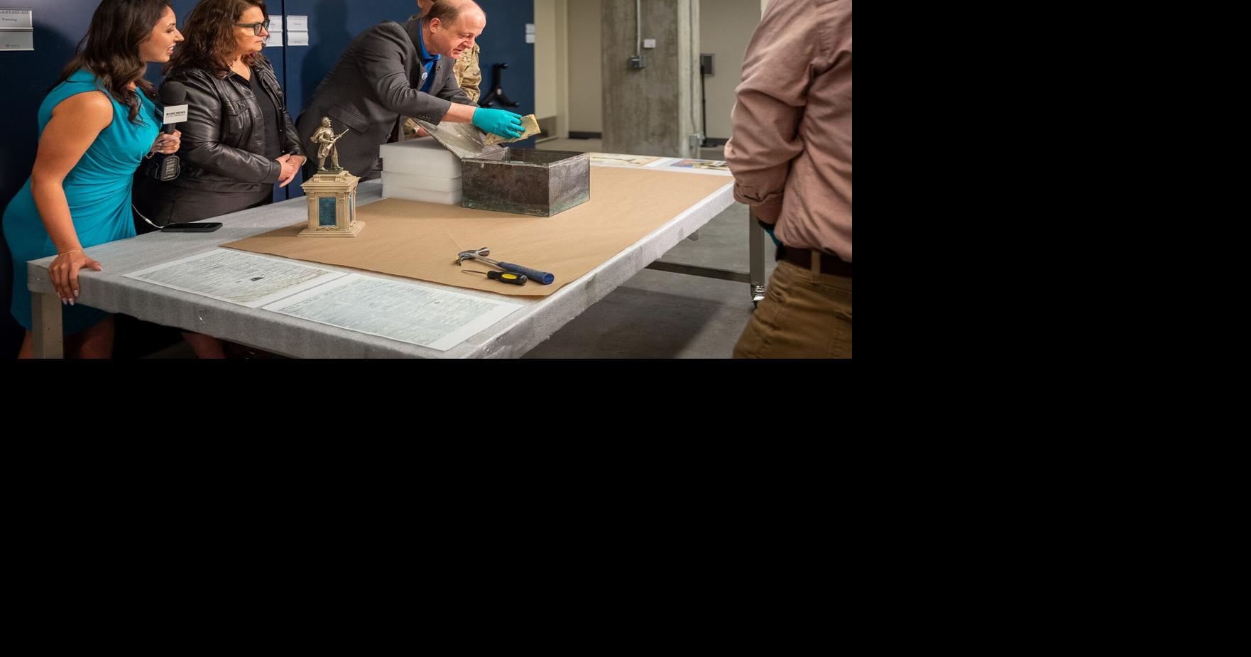 Treasure trove of newspapers found in 'mysterious box' beneath Civil ...