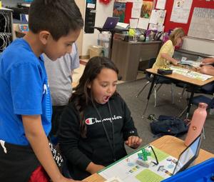 Johnson Elementary students participate in Hour of Code for fourth year
