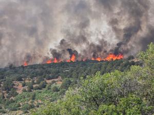 'IT'S PRETTY UGLY UP THERE' : Fire closes Black Canyon; smoke from blazes chokes area skies