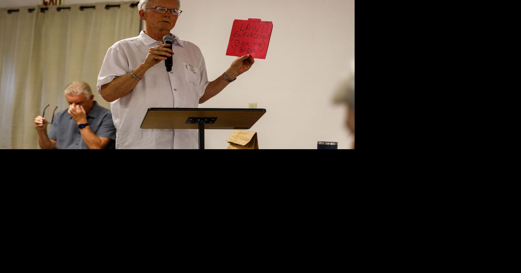 Cedaredge pushes for sales tax increase approval in public town hall meeting; reps address option of outsourcing police to cut costs