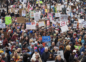 Protest against Trump brings about 8,000 people to Colorado Capitol