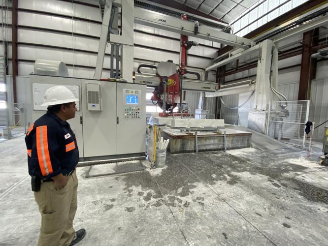 Marble manufacturing plant one of the biggest in the world it's in our