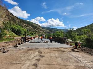 CDOT opens temporary bridge on CO 133 after weeks of closure