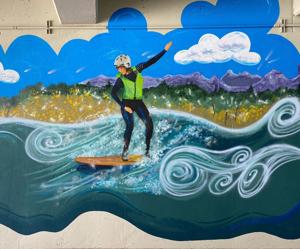 TOP STORIES 2020: Artist's mural splashes West Main with color