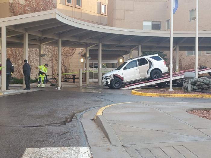 Police: Man captured after crashing into ER barriers and fleeing
