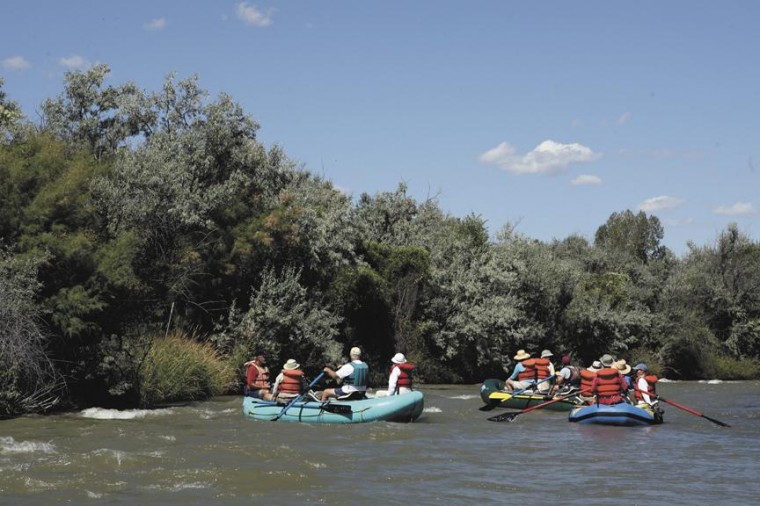 City officials take rafting tour of Uncompahgre River to stimulate