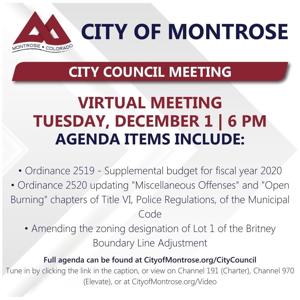 Montrose City Council discusses supplemental budget Tuesday