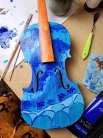 Painted violin incentivizes search for new VSA conductor