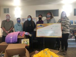 A welcome donation from a welcoming community