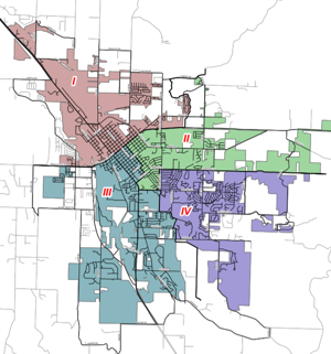 City weighs eight proposed maps for new district boundaries