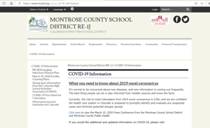 MCSD will follow CDPHE guidance for handling COVID-19 outbreaks, cases at schools