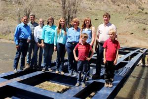 Historic bridge placed over Cimarron River Friday
