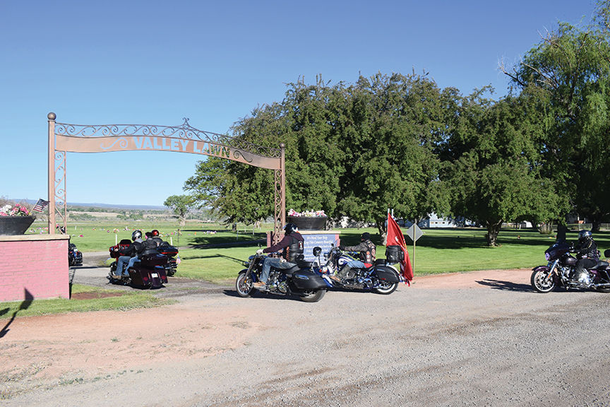 Legion Riders of Montrose honor veterans at Valley Lawn Cemetery on
