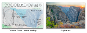 Black Canyon, Sneffels in running to be on state licenses