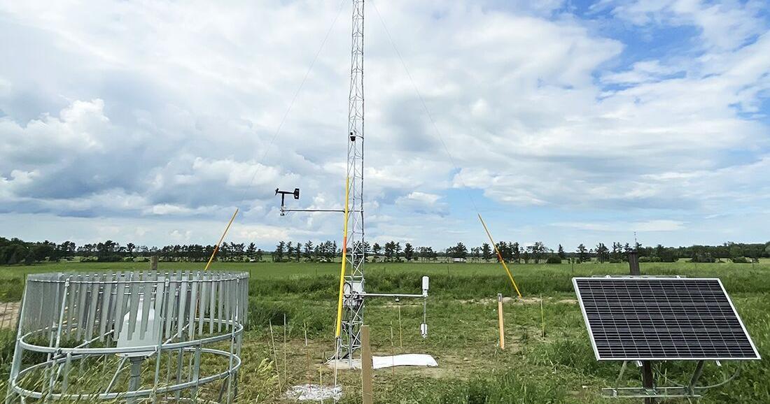 New weather station installed southwest of Mora