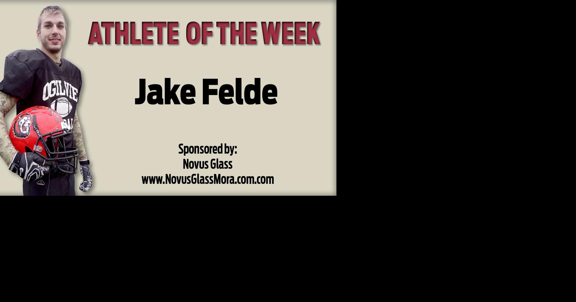 Athlete of the Week Jake Felde Senior & co captain Ogilvie Football