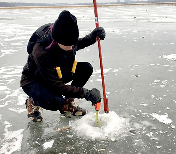 ice fishing shovel