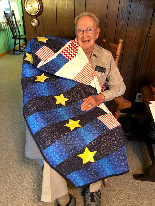 House receives Quilt of Valor