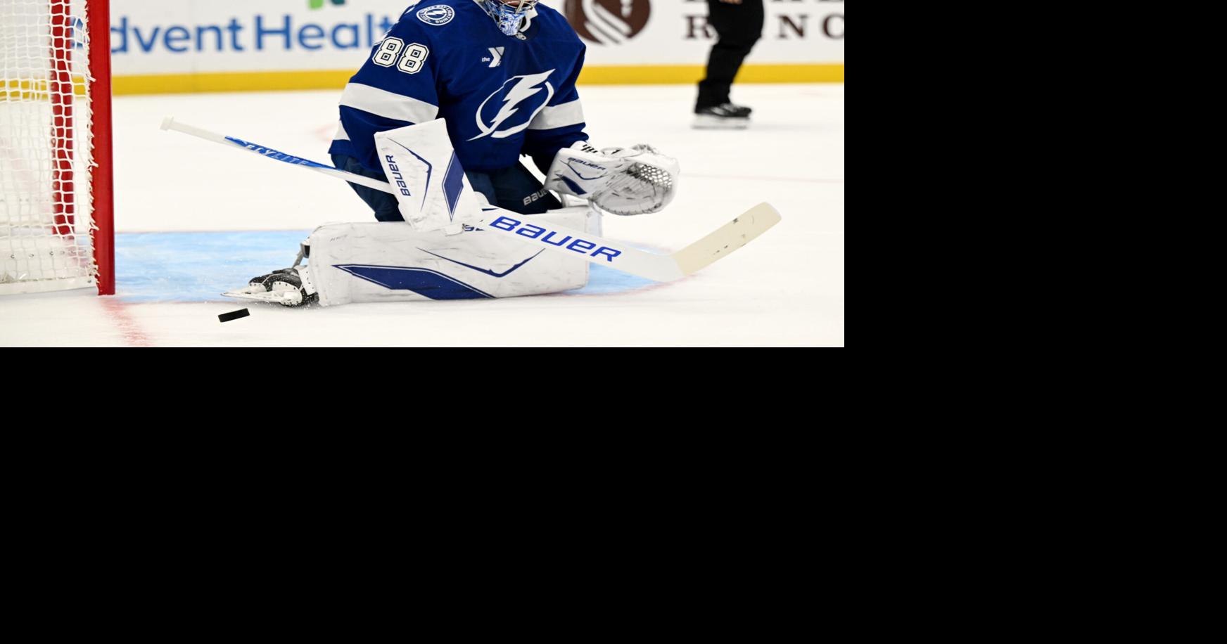 Lightning roll past the winless Flyers 4-1 as Vasilevskiy ties Andy Moog on career wins list The Tampa Bay Lightning beat the Philadelphia Flyers 4-1 as Pontus Holmberg and Ilya Mikheyev each had a goal and an assist By ERIK ERLENDSSON - Associated Press Oct 5, 2026 44 mins ago