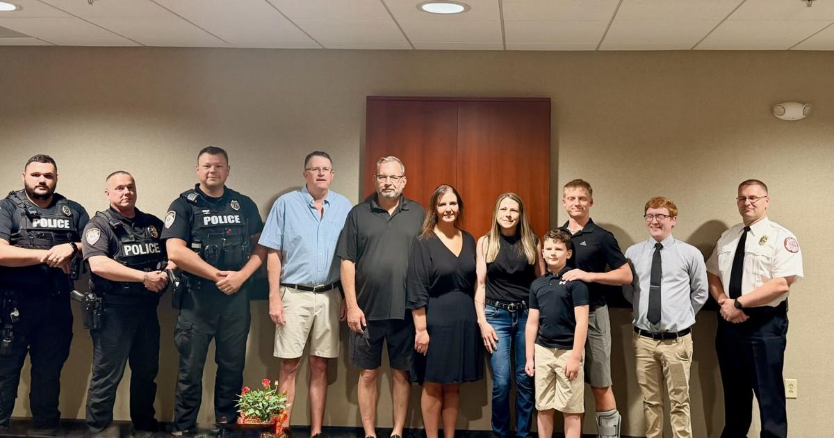 Sayre police celebrate hotel worker who saved boy's life