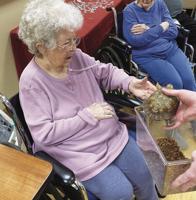 Tanglewood Nature Center visits Sayre Health Care Center