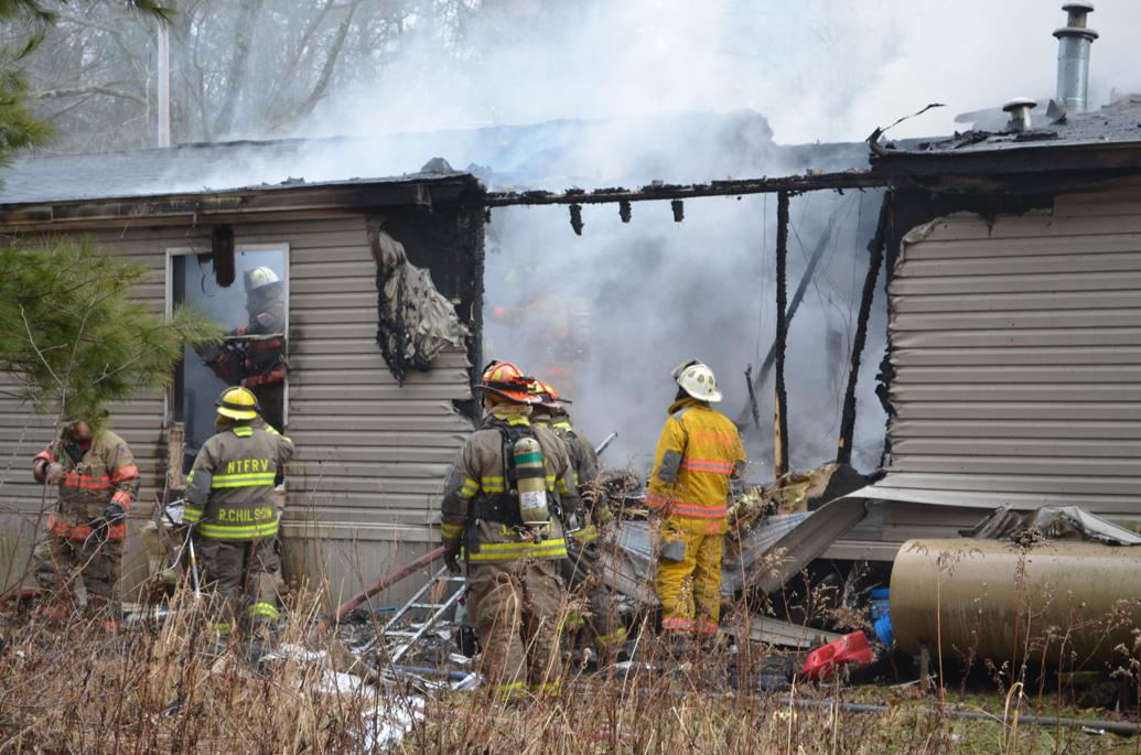 Fire destroys home in East Smithfield Township
