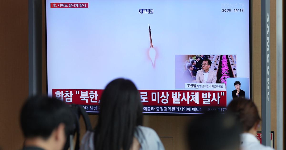 North Korea launches ballistic missile and other weapons over the sea in latest show of force South Korea says North Korea has launched a close-range ballistic missile and other weapons toward the sea By HYUNG-JIN KIM and KIM TONG-HYUNG - Associated Press May 26, 2026 48 mins ago