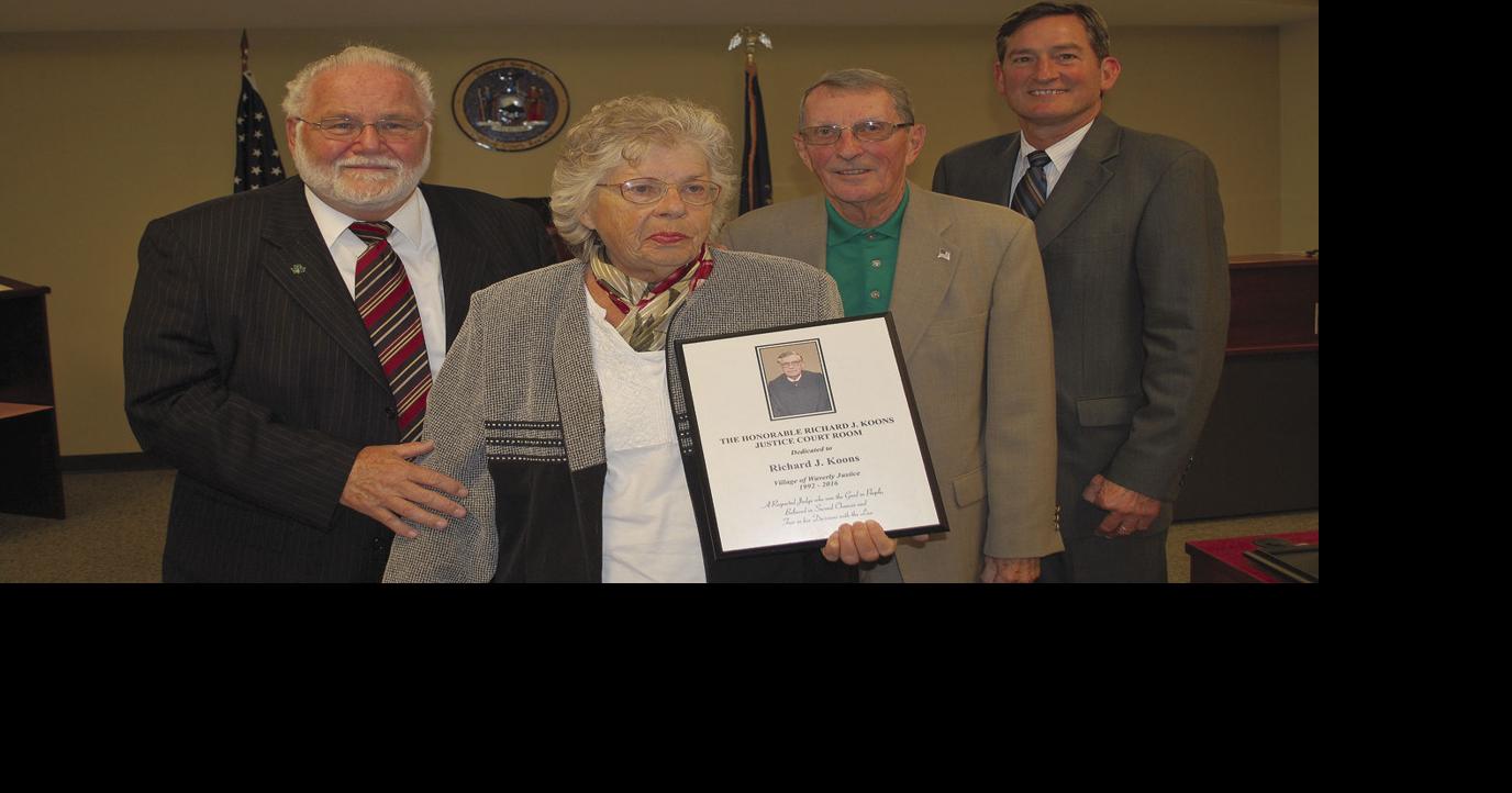Waverly: Courtroom renamed to honor late justice | News | morning-times.com