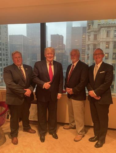 Commissioner McLinko meets with former President Trump