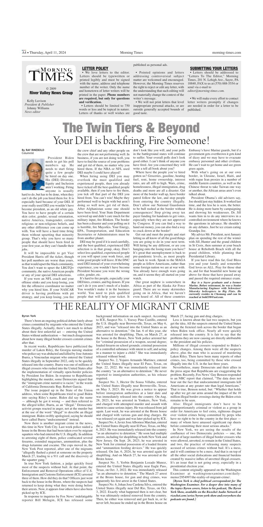 Page A4 | e-Edition | morning-times.com