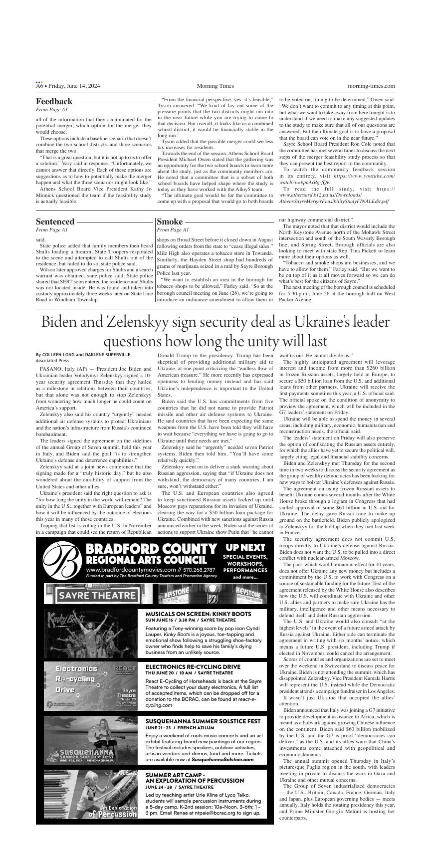 Page A6 | e-Edition | morning-times.com