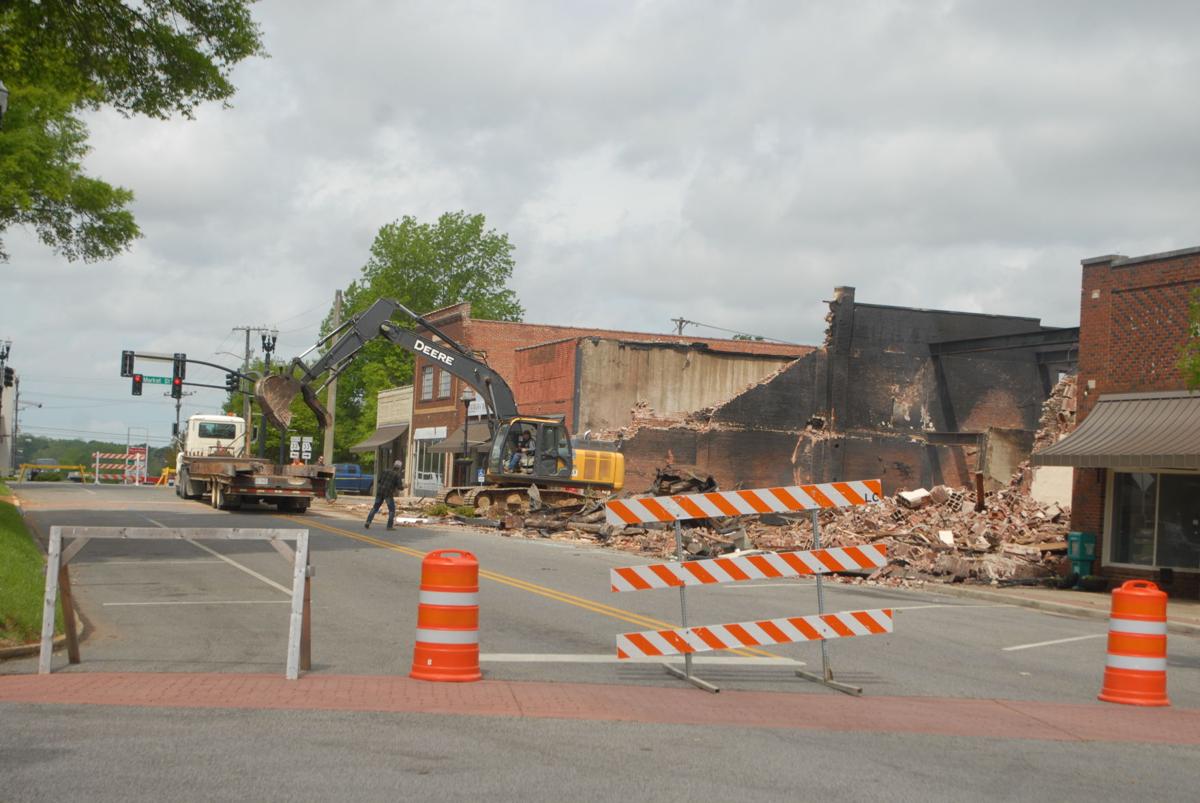 Downtown Moulton in a state of repair after Monday fire Local News