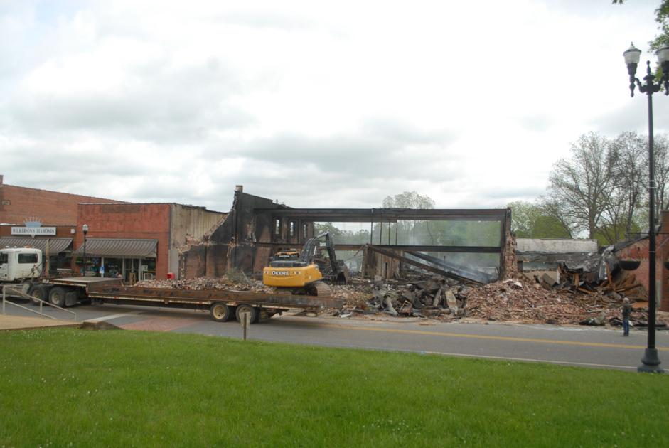Downtown Moulton in a state of repair after Monday fire Local News