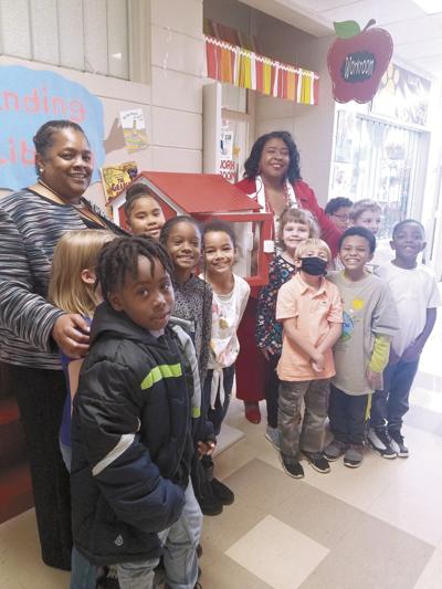Little Free Library opens at Hazlewood Elementary