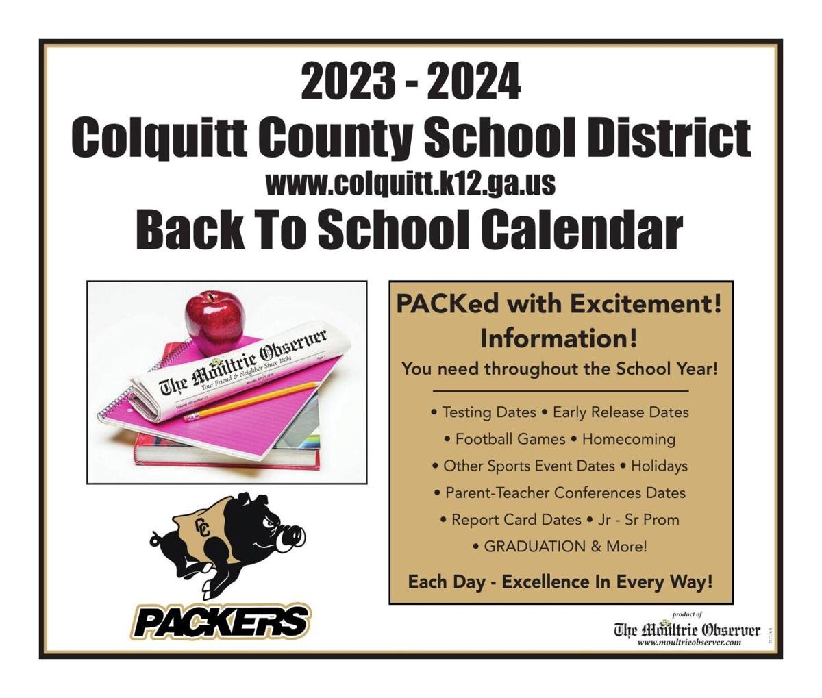 Colquitt County 2024 School Calendar Emily Ingunna