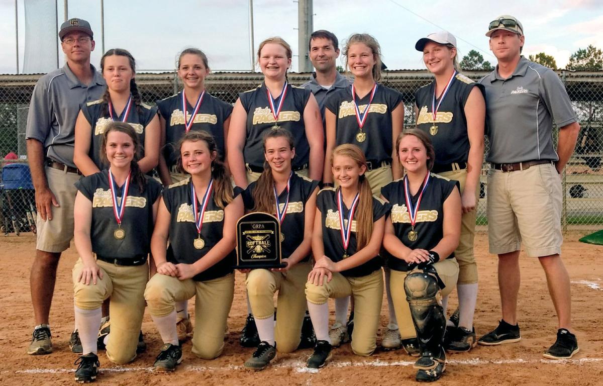 GRPA District III 14 & under softball champions MoultrieColquitt