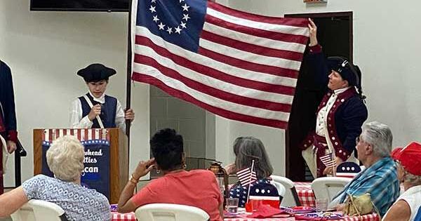Fifes, Drums, and Facts About America's Founding at the Republican Women's Meeting