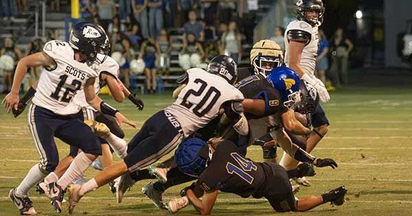 Fighting Scots Football Team Falls to the Lancers of Western Christian High School